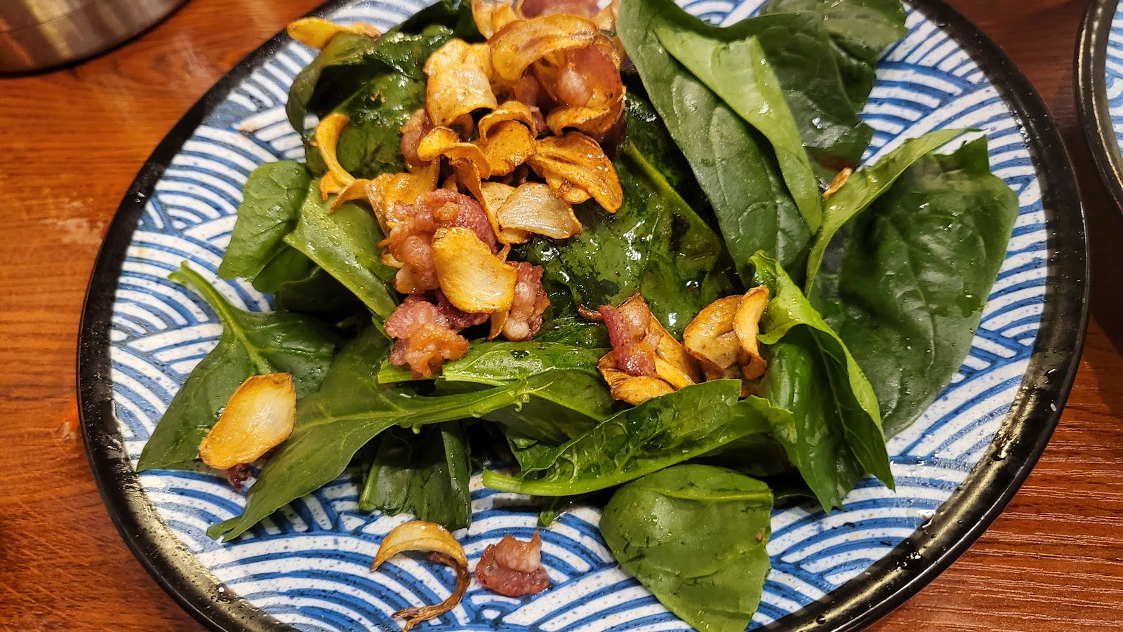 Horenso Bacon Spinach Bacon Salad
